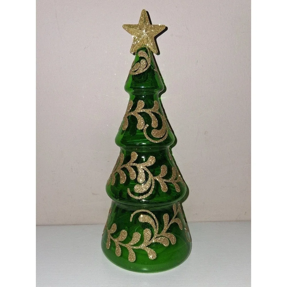 Pier 1 Imports Glass LED Christmas Tree 8